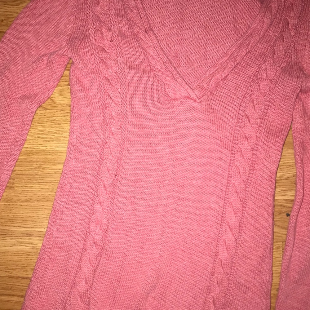 Peach pink sweater